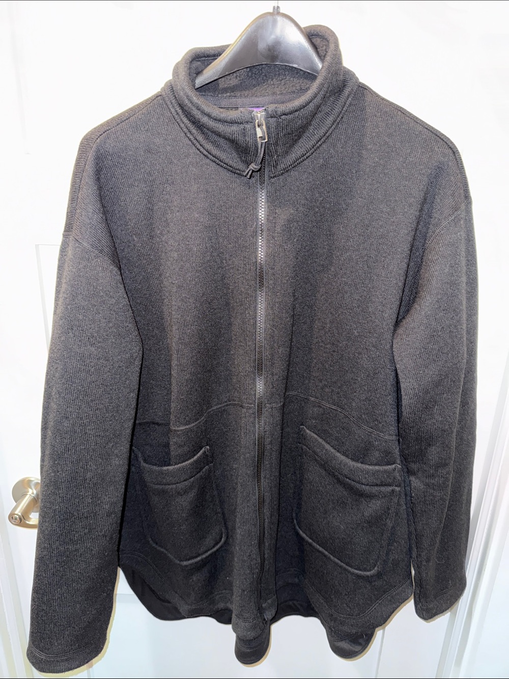 Patagonia Women's Better Sweater® Oversized Fleece Coat Black XL Like New